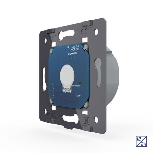 Одноклавишный сенсорный выключатель 12/24В (механизм) Livolo