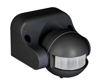 ИК датчик движения наст, 1200Вт 180гр, до 12м IP44 MS-39b черный PROxima EKF