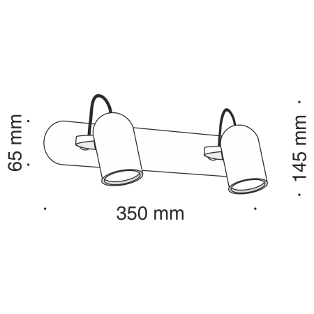 Светильник спот 2*GU10 50Вт Никель IP20 Alcor SP311-CW-02-N Technical