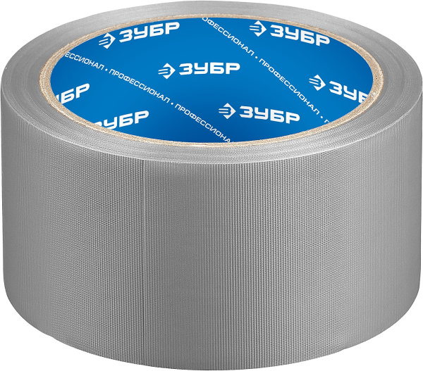 Клейкая лента "РЕФИЛ", Профессионал 12075-50-25, универсальная, рифленая, водоотталкивающая, устойчивая к УФ. 50 мм х 25 м, серебристая ЗУБР Клейкая лента "РЕФИЛ", Профессионал 12075-50-25, универсальная, рифленая, водоотталкивающая, устойчивая к УФ. 50 мм х 25 м, серебристая ЗУБР
