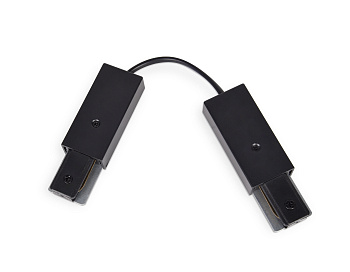 Коннектор гибкий однофазный для соединения трековых шинопроводов GL7088 BK черный Ambrella Light