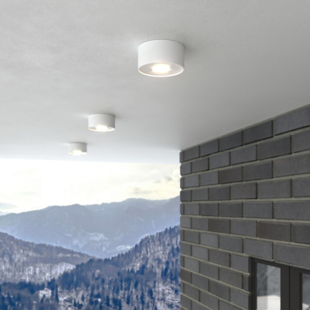 Накладной светодиодный влагозащищенный светильник 12Вт 4000К белый IP65 (a057471) Elektrostandard