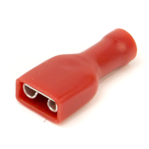 Наконечник плоский полностью изолир. (розетка) 0,25-1,5 кв.мм 6,3х0,8 мм (РППИ-М) DKC