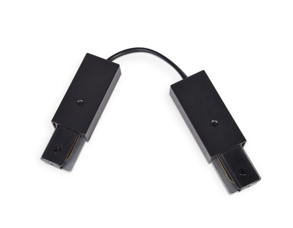 Коннектор гибкий однофазный для соединения трековых шинопроводов GL7088 BK черный Ambrella Light