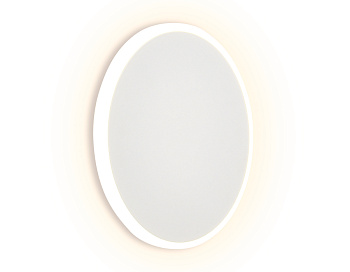 Настенный светодиодный светильник FW104 WH/S белый/песок LED 3000K 12W D180*40 Ambrella Light