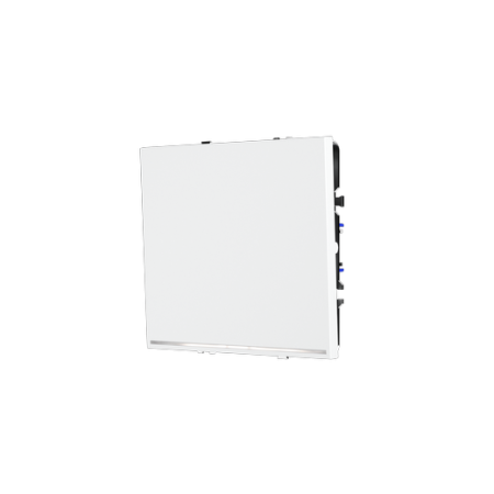 Выключатель встраиваемый Voltum S70 одноклавишный с подсветкой 10А, (белый матовый)