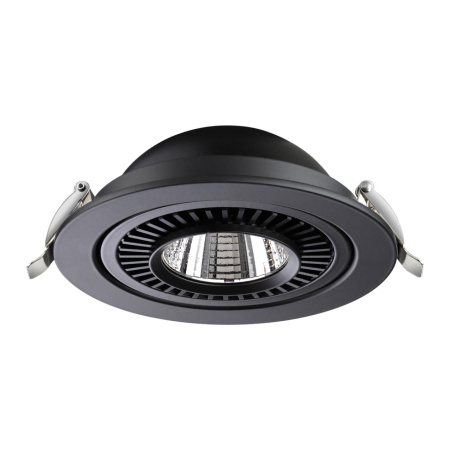 Св-к встр.св/д IP20 LED 18W 1600Лм 4000K 220V GESSO черный NOVOTECH