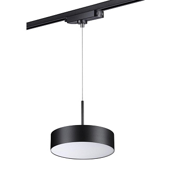 Св-к трековый,провод 1.2м IP20 LED 30W 4000K 2600Лм 100-265V черный PROMETA NOVOTECH