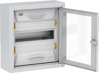 Корпус металлический ЩРн-12 прозрачная дверь IP31 УХЛ3 IEK