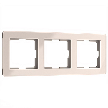 Acrylic Рамка на 3 поста айвори Werkel