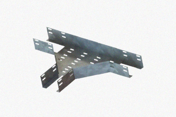 Лоток тройниковый перфорированный ОТ 500х80 УТ1,5, оцинкованный лист, S1,5