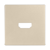 Накладка для розетки HDMI (шампань) СУ IP20 Werkel