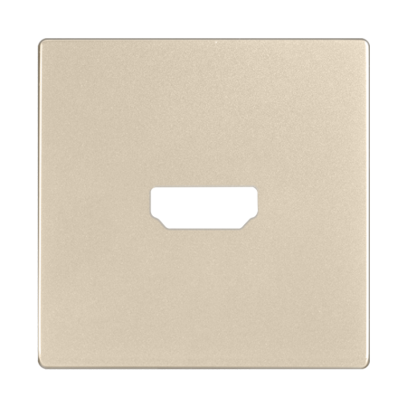Накладка для розетки HDMI (шампань) СУ IP20 Werkel