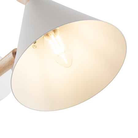 Настенный светильник (бра) 1*E14 40Вт Белый IP20 Rise FR5169WL-01W Freya