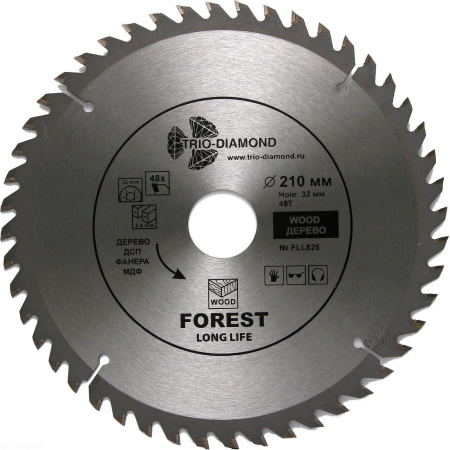Диск пильный 210*32*48Т FLL825 Trio-Diamond