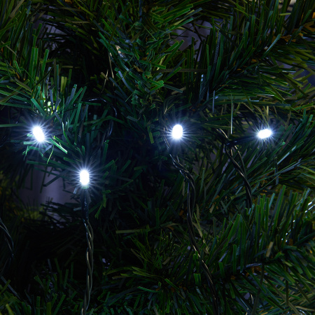 Св/д гирлянда Feron CL08 лин.60м + 3м 230V 5000К, эффектом стробов, зеленый шнур