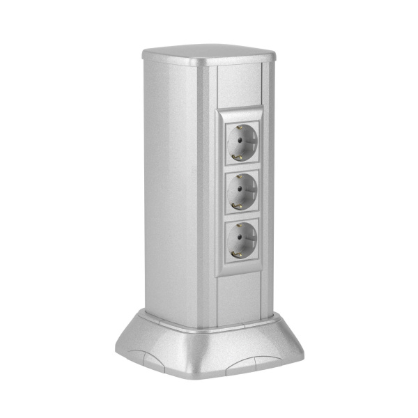 Миниколонна алюминиевая 0,35 м, цвет светло-серебристый металлик DKC