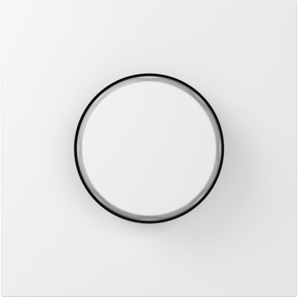 Donel S08 матовый белый накладка для светорегулятора поворотного, серия DB