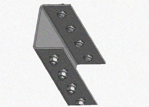 Соединитель стоек СС, без покрытия, S2,5