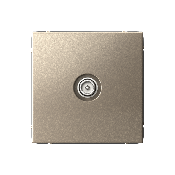 ARTGALLERY TV РОЗЕТКА оконечная 1DB, механизм, ШАМПАНЬ Systeme Electric