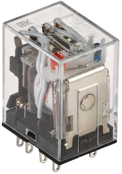 Реле промежуточное РЭК78/4(MY4) с индикацией 3А 24В DC IEK