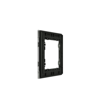 Рамка стеклянная Voltum S70 на 1 пост, (титан, стекло)