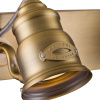Светильник спот 2*GU10 50Вт Латунь IP20 Borgo SP315-CW-02-BS Maytoni