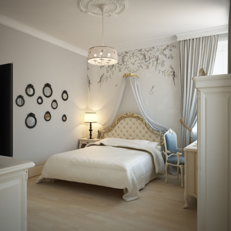 Люстра 5*E14 40Вт Жемчужный белый IP20 Lea ARM369-05-G Maytoni