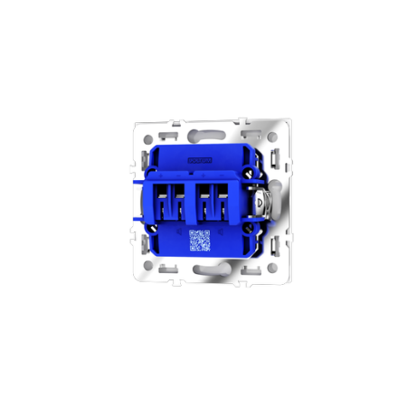 Розетка акустическая встраиваемая Voltum S70 4-местная, (белый глянцевый)