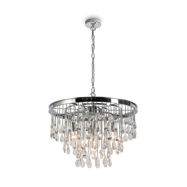 Подвесной светильник 5*E14 40Вт Хром IP20 Linn MOD091PL-05CH Maytoni