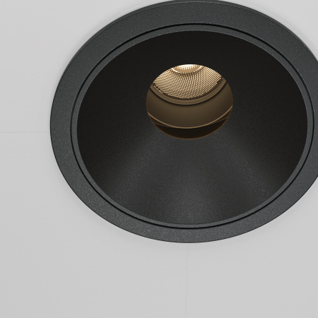 Встраиваемый светильник LED 10Вт Черный IP20 Downlight DL057-10W3K-B Technical Maytoni