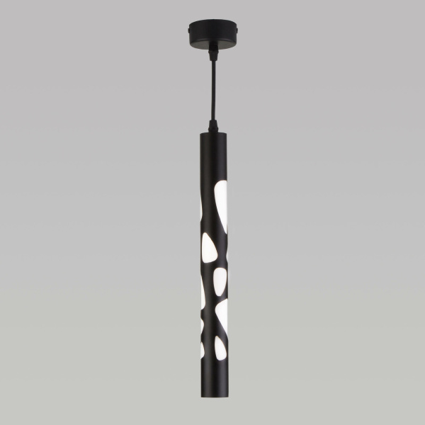 Подвесной светодиодный светильник черный IP20 (DLR037 12W 4200K) Eurosvet