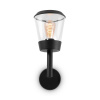 Бра 1*E27 23Вт Черный IP20 Faro O039WL-01B Outdoor