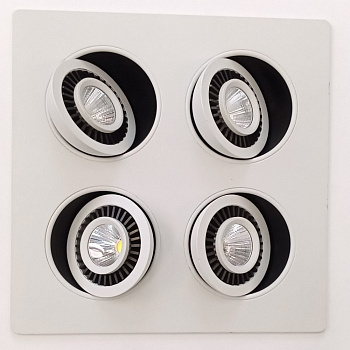 Светильник квадратный 4*7W 4000-4500К