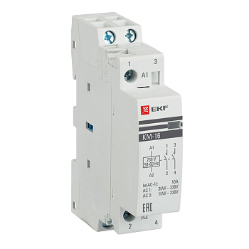 Контактор модульный КМ 16А NО+NC (1 мод) PROxima EKF