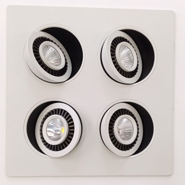 Светильник квадратный 4*7W 4000-4500К