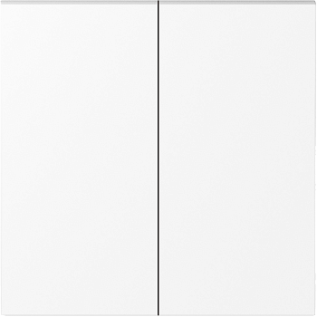 Donel S08 глянцевый белый клавиша для перекрёстного переключателя 2-я, серия DB