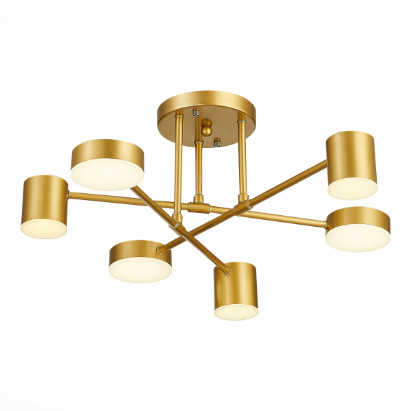 Светильник потолочный Золотистый/Золотистый LED 6*7Вт 4000К SLE201022-06 EVOLUCE