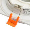 Светильник потолочный встраиваемый, 15W 230V GX53, IP44, белый, квадрат, без лампы, DL505 Feron