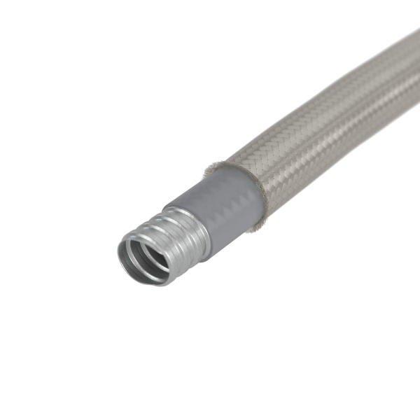 Металлорукав DN 20мм в гладкой EVA изоляции и оплетке из нержавейщей стали, Dвн 20,5 мм, Dнар 27,0, 50 м DKC