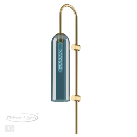 Бра E27 60W 220V VOSTI золотой/синий ODEON LIGHT