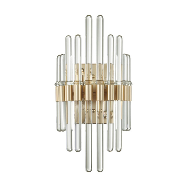 Бра E14 2*40W STIKA золотой/стекло ODEON LIGHT