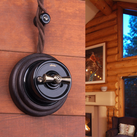 Ретро кабель витой 2х1,5 (коричневый) 50 м Werkel