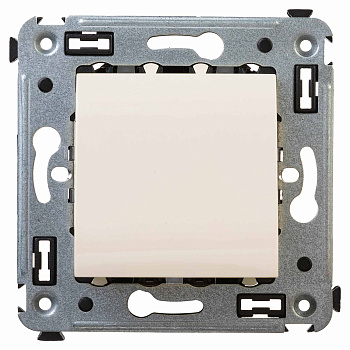 Вывод кабеля из стены "Avanti", "Ванильная дымка" DKC