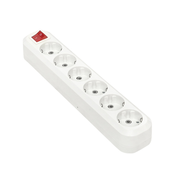 Колодка 6 гнезд 16А 3,5кВт c выкл, с/з Эксперт PROxima EKF