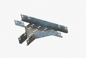 Лоток тройниковый перфорированный ОТ 250х50 УТ1,5, оцинкованный лист, S1,5