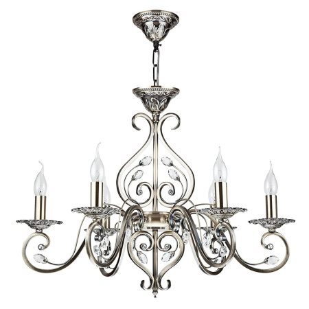 Люстра 6*E14 60Вт Бронза IP20 Leaves RC109-PL-06-R Maytoni