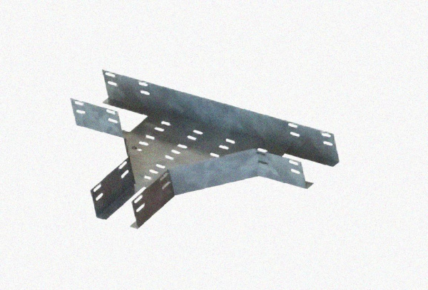 Лоток тройниковый перфорированный ОТ 250х50 УТ1,5, оцинкованный лист, S1,5