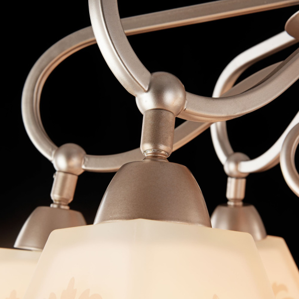 Потолочный светильник 7*E14 60Вт Золото IP20 Silvana FR2062-PL-07-G Freya