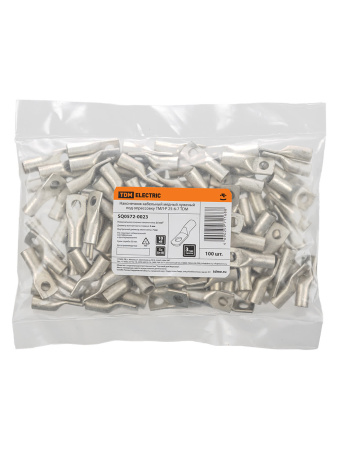 Наконечник кабельный медный луженый под опрессовку ТМЛ-Р 25-6-7 TDM